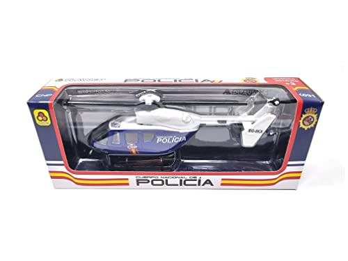 PLAYJOCS GT-8130 Hubschrauber Nationale Polizei, Fahrzeug für Kinder und Sammler.