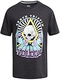 Volcom Boys T Shirt - Cotton Blend Short Sleeve Graphic Tees for Boys - Cool Casual Graphic T Shirts, Size 10-12, Charcoal Heather Arched