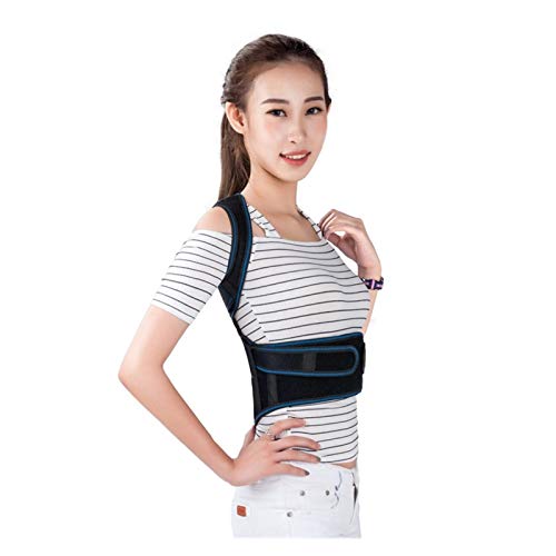 Correcteur de posture dos réglable gilet orthopédique de support noir X-Plus - 6