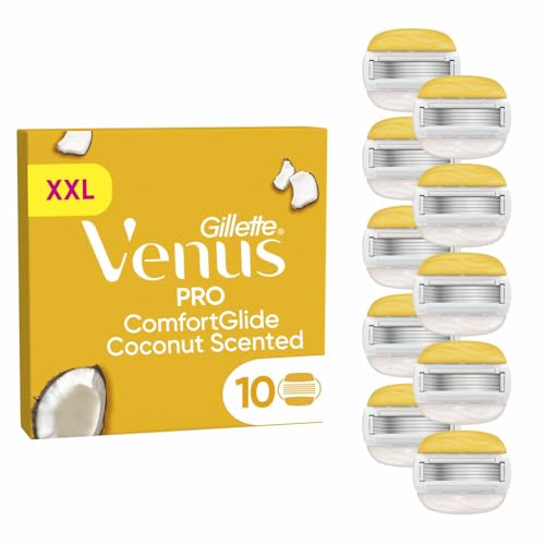Gillette Venus Pro ComfortGlide con aroma a coco para mujer 10 Recargadoras