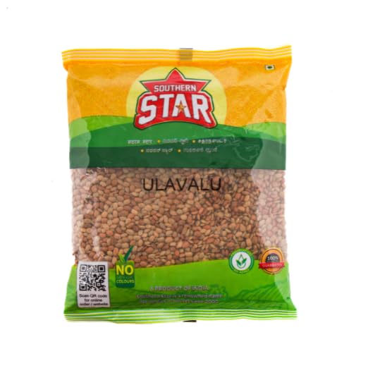 Image of Southern Star Premium Organic & Original Kulthi Dal 450 gm Ulavalu, kulath dal, Horse Gram, Kollu, Hurali Kalu, macrotyloma uniflorum, Kulthi Beans, Paruppu, gahat dal, Low GI index | Kidney Cleanser