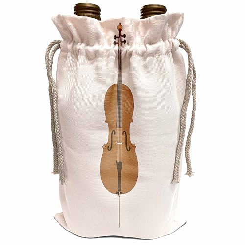 Wine Bag - Cello Music Instrument Musician Orchestra Design Music Designs