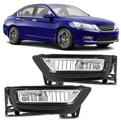 Nilight Fog Lights Assembly Compatible with 2013 2014 2015 Honda Accord (4-door...
