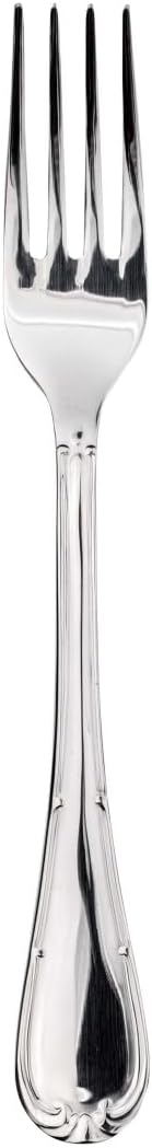 Mepra AZ10291102 Raffaello Table Fork – [Pack of 12], Stainless Steel Finish, 20.8 cm, Dishwasher Safe Tableware
