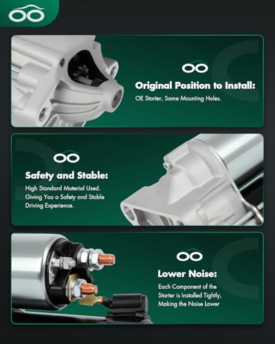 Image of SCITOO Starter Motor fit for SUZUKI FOR SAMURAI 1998-2015 Replacement Starter 32537