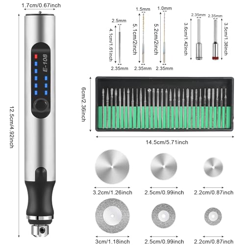 60PCS Electric Engraving Tool Kit - Image 2