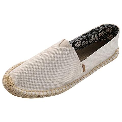 Alexis Leroy Pureness Textile Women's Flat Espadrilles Beige 4 UK / 37 EU Cover