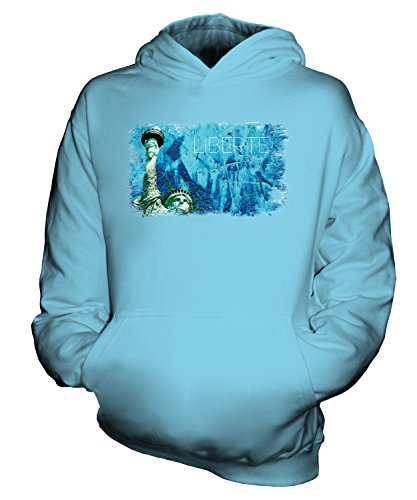 Sweat-shirt à capuche enfant Statue de la Liberté pull Candymix fille garçon