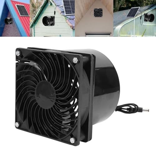 Ventilador de extracción Pssopp para garaje, con brida ABS y rejilla plástica de seguridad, 2600 RPM, 430 CFM para baño, RV, invernadero, habitación de mascotas y ventilación del hogar miniatura 5