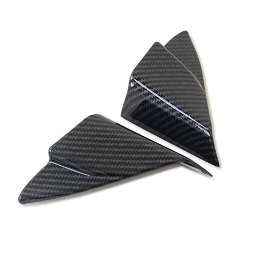 Kadore For Toyota Camry 2018-2020 2021 2022 2023 Carbon Fiber Style Interior Front Window A Pillar Post Cover Trim 2-Pc #TOP5