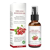 Eoixuqba Hagebuttenöl 30ml, Hagebuttenöl BIO, Gesichtsserum, Rein...