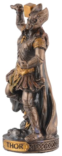 Figurine Thor bronze peinte à la main Veronese pour combler les collectionneurs