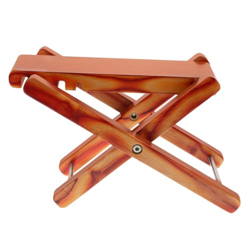 GOOHOCHY Guitar Foot Rest Stand 4 Height Levels Bamboo Foot Stool for Musicians Practice