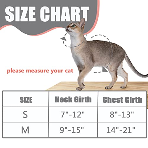 Supet Cat Harness and Leash Escape Proof for Small Large Cats, Adjustable Cat Collars Harnesses & Leashes for Walking… - Image 7