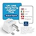 Ceptics UK, Hong Kong, Ireland, UAE Travel Plug Adapter (Type G) - 3 Pack [Grounded & Universal] (GP-7-3PK), White, Standard