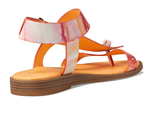 Image of Franco Sarto Womens Glenni Ankle Strap Flat Sandals