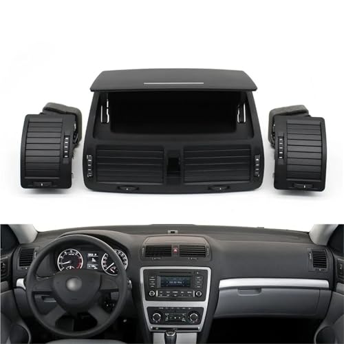 Couvercles de grille d'aération Skoda Octavia 2 A5 MK2 ventilation droite