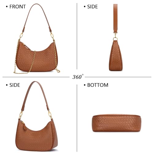 Image of KKXIU Shoulder Bag for Women Cute Hobo Purses and Handbags Retro Clutch Underarm Purse | Cute