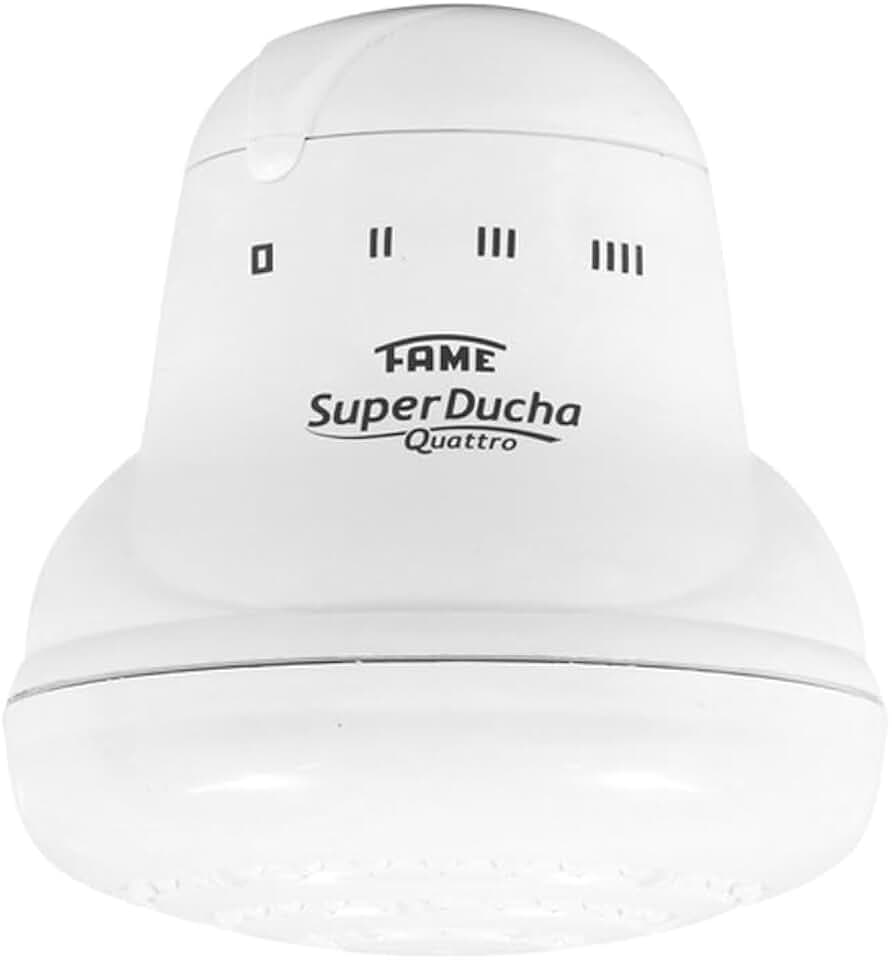 CHUVEIRO ELÉTRICO - SUPER DUCHA QUATTRO BRANCO 127V 5.400W - FAME