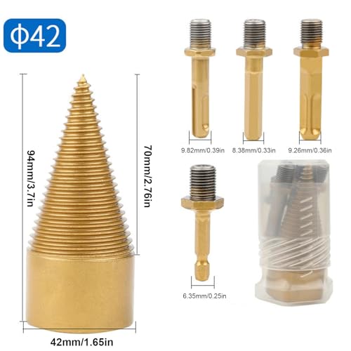 Foret fendeur de bois hexagonal pour perceuse électrique - 5