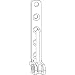 Produktbild WINKHAUS Ecklager EL.K.6-3-16.WS, symmetrisch, 100 kg, weiß