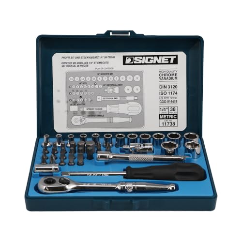 Amazon.co.jp: SIGNET(シグネット) 1/4ドライブ 38PC MM ソケット