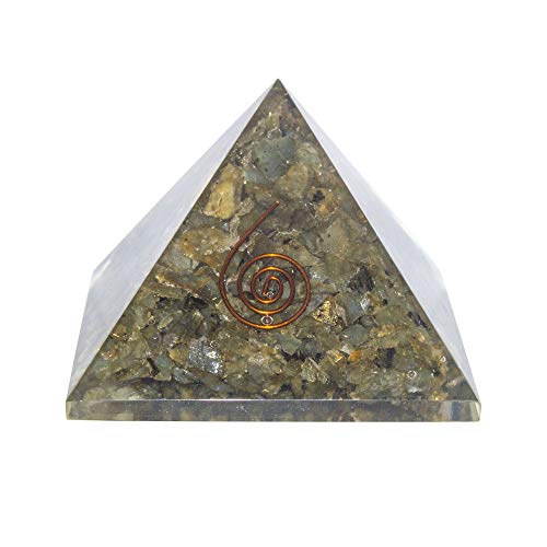 FASHIONZAADI Labradorite Orgone Pyramid Natural Gemstone...