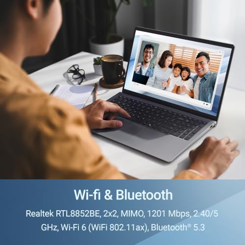 Image of Dell 15 AI Powered Laptop, Intel Core Ultra 5 225U Processor, 16GB:512GB, 15.6 inch (39.62cm) FHD 300nits Display, (Dell 15), Backlit Keyboard with AI Copilot Hotkey, Win 11 + MSO'24, 1.66kg Thin & Light
