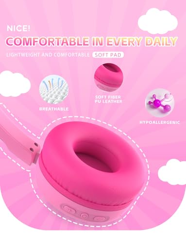 Gorsun E69 Wireless Kids Headphones – 85 dB Volume-Limited, 50-Hour Battery — view 2
