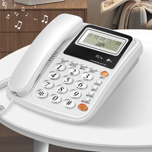 Téléphone d'hôtel simple à utiliser et fixe filaire pour tous