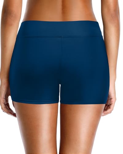 Image of Yonique Womens Swim Shorts Bathing Suits Bottoms Swimsuit Bottoms(Available in Plus)