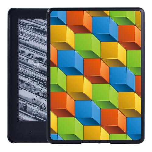 n[hVFP[XJo[ Kindle 10/8/Kindle Paperwhite 1 5th/2 6th/3 7th/4 10th ^ubgp vȕیVFP[X(11.3D Art-TubeAKindle 8th SY69JL)