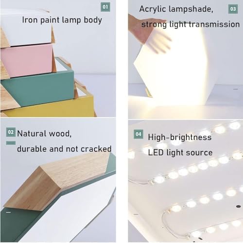 Plafonnier suspendu LED 24W lampe moderne intensité variable métal - 5