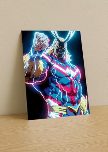Image of NIJUKA Anime Printed A4 Size Metal sheet Poster For Home And Room Decoration | For Anime Art Fans Boys And Girls (OFA)