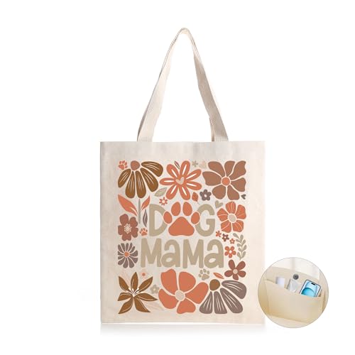 Joybloks Dog Mom Mothers Day Gifts Aesthetic Tote Bag for
