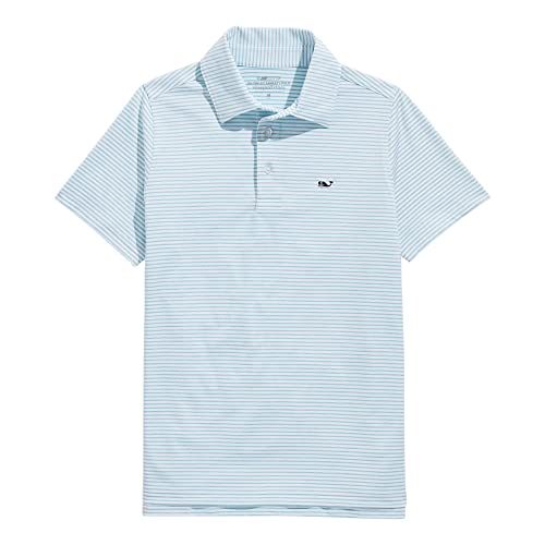 Image of Vineyard Vines Kids Bradley Stripe Sankaty Polo (Toddler /Little Kids /Big Kids)
