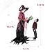 Haunted Hill Farm 7-Ft Animatronic Soul Harvester by Tekky, Halloween Animatronic, Spooky Prop & Party Decoration, Indoor & Covered Outdoor Creepy Witch Decor Motion-Activated Lights & Sound, LifeSize