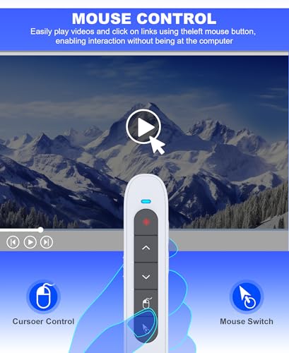 Télécommande pour enseignant en classe et clicker de présentation PPT pour grand écran