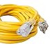 Bergen Industries Inc OC25123LT Extra Heavy-Duty Outdoor Single Receptacle Extension Cord, 25 ft, 12 AWG, 15A/125V AC , Orange