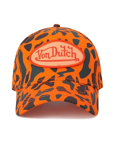 Image of Von Dutch Men & Womens Baseball Caps - Breathable Adjustable Snapback Soft Cotton Canvas Curved Brim Vintage Hat