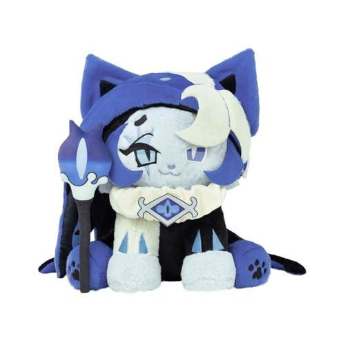 BDNXTV Shadow Milk Cat Cookie Pillow Cute Stuffed Collectible Cookie Character Pillow Soft Cotton Pillows for Game Fans