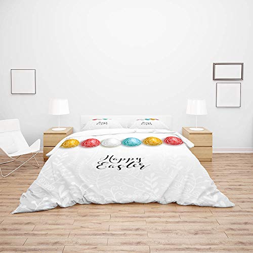Housse de couette microfibre de qualité supérieure avec taies pour lit d'hôtel - 4