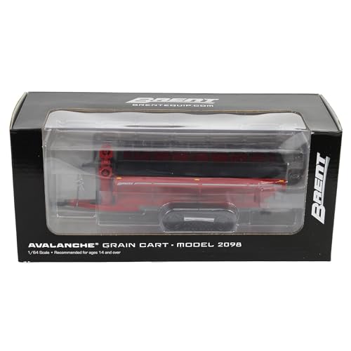 Spec Cast 1/64 Brent 2098 Grain Cart con cadenas igualadoras rojo miniatura 6