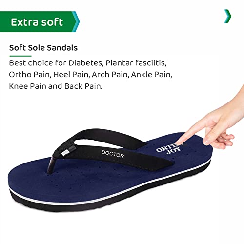 Image of ORTHO JOY Doctor Orthopedic Slippers For Ladies Daily Use /mcr chappals for women