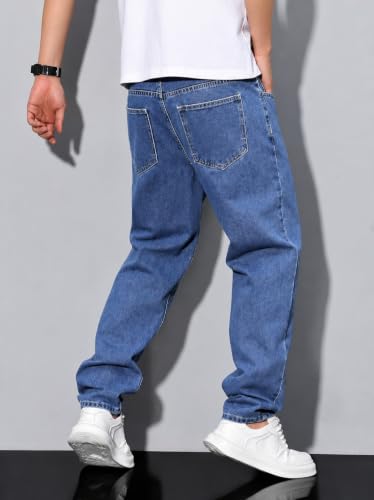 Image of RAGZO Relaxed Fit Mid Rise Jeans Pant for Men