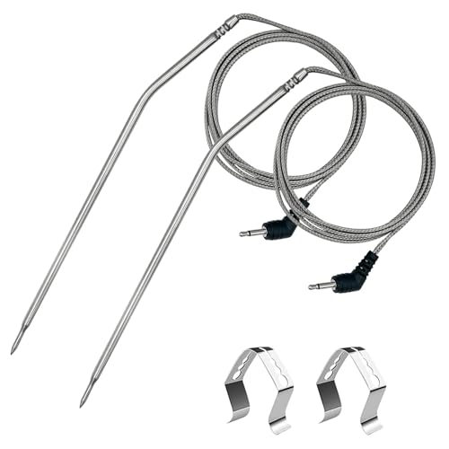 Meat Thermometer Probe Replacement for Thermopro Thermometers TP04, TP06, TP06S, TP07, TP07S, TP08, TP08S, TP09, TP09B, TP10, TP16, TP-16S, TP17, TP20, TP25, 2.5mm by YAOAWE - Used condition - US$13.02