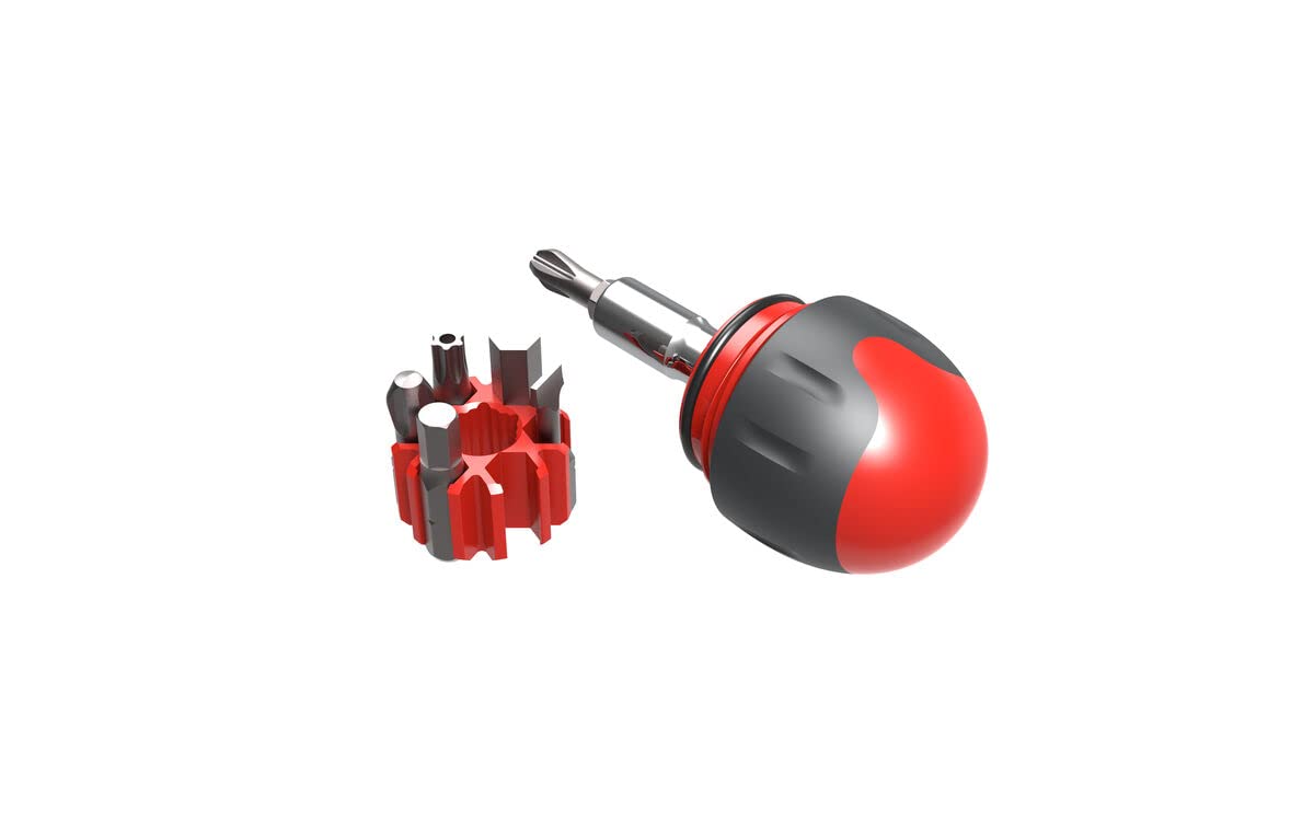 FACOM ATCL.2A2PB Protwist - Juego de destornilladores 3 en 1 y juego mixto de 28 puntas - Mango ergonómico de doble material - Trinquete de 45 dientes