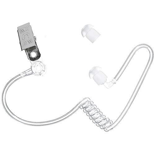 Skeleteen Secret Spy Earpiece Headphones – FBI CIA Secret Service Security Guard Ear Piece Costume Accessory for Kids