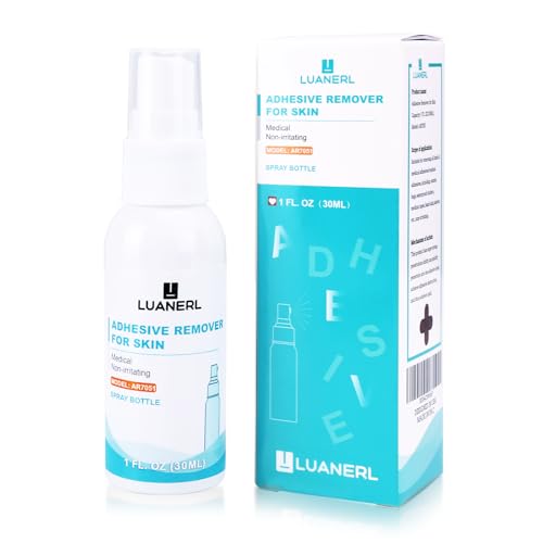 Adhesive Remover for Skin Spray Bandage & Surface & ostomy Supplies No Sting-Sensitive Skin-All Natural 30 ml Bottle