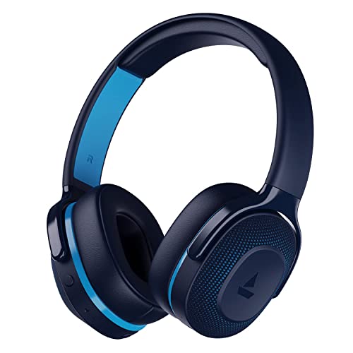 boAt Rockerz 425 Oceana Blue Wireless Over-Ear Headphones - Image 2
